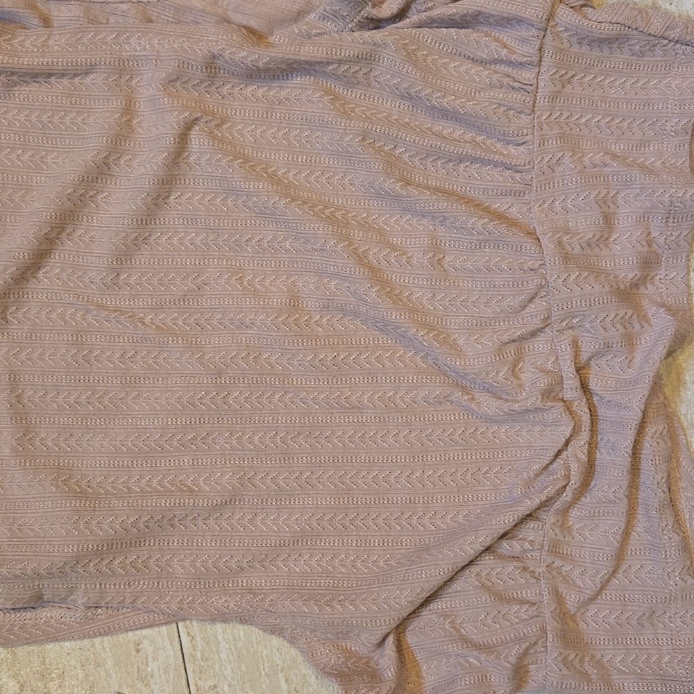 New O'Neill Tan India Knit Twisted Knot Crop Tank Top - Picture 9 of 10